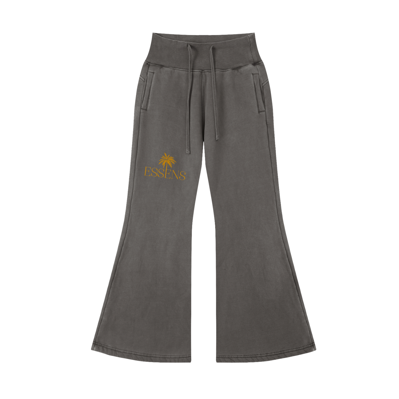 Vintage Washed Flared Fleece Pants ESSENS 1804 Zoe