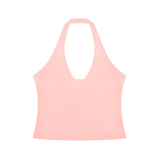 ESSENS Women’s Ruched Halter Yoga Tank Top