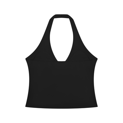 ESSENS Women’s Ruched Halter Yoga Tank Top