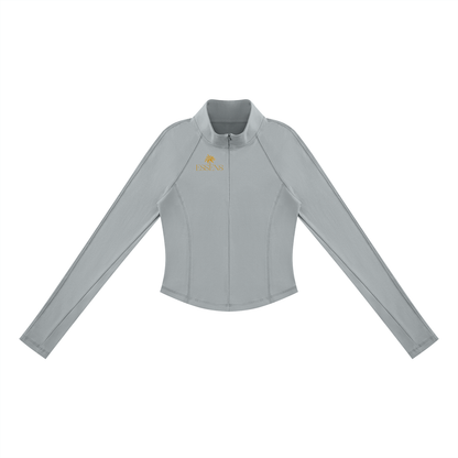 ESSENS Women's Quarter-Zip Yoga T-Shirt