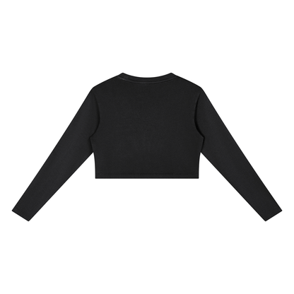 ESSENS Women's Mineral Wash Crop Sweatshirt