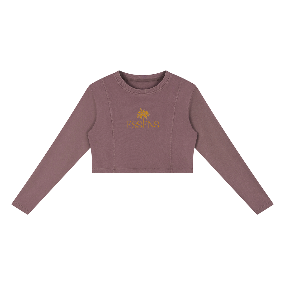 ESSENS Women's Mineral Wash Crop Sweatshirt