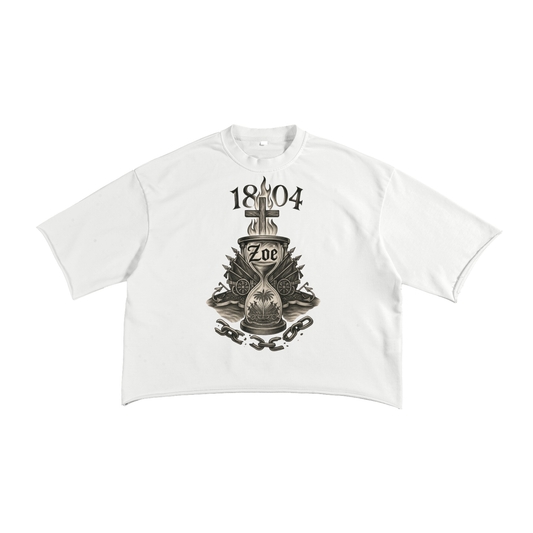 French Terry Raw Edge T-Shirt ESSENS 1804 zoe