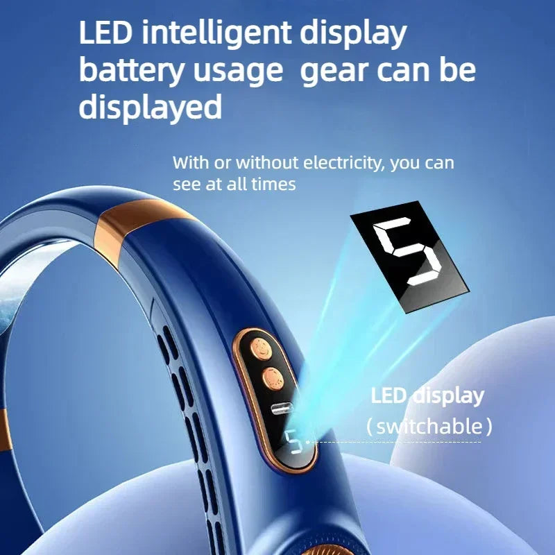 Fan Rechargeable, Personal Portable Fan Battery Operated, Hands Free Wearable USB