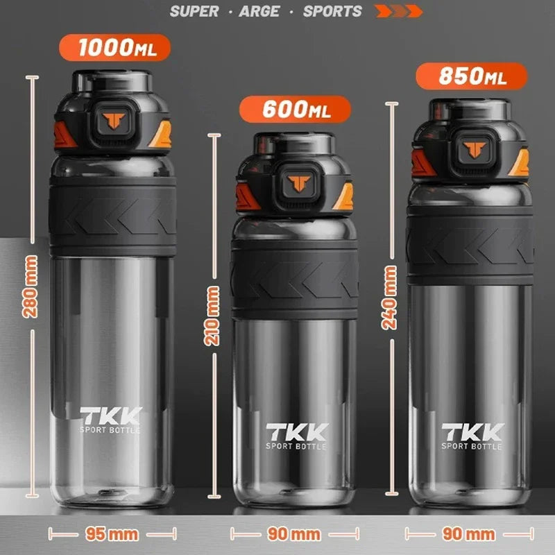 Bottle Sports Watter Bottle Tritan BPA Free Straw Portable Leak-proof Plastic Drinkware Outdoor Fitness Kettle
