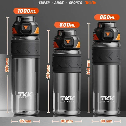 Bottle Sports Watter Bottle Tritan BPA Free Straw Portable Leak-proof Plastic Drinkware Outdoor Fitness Kettle