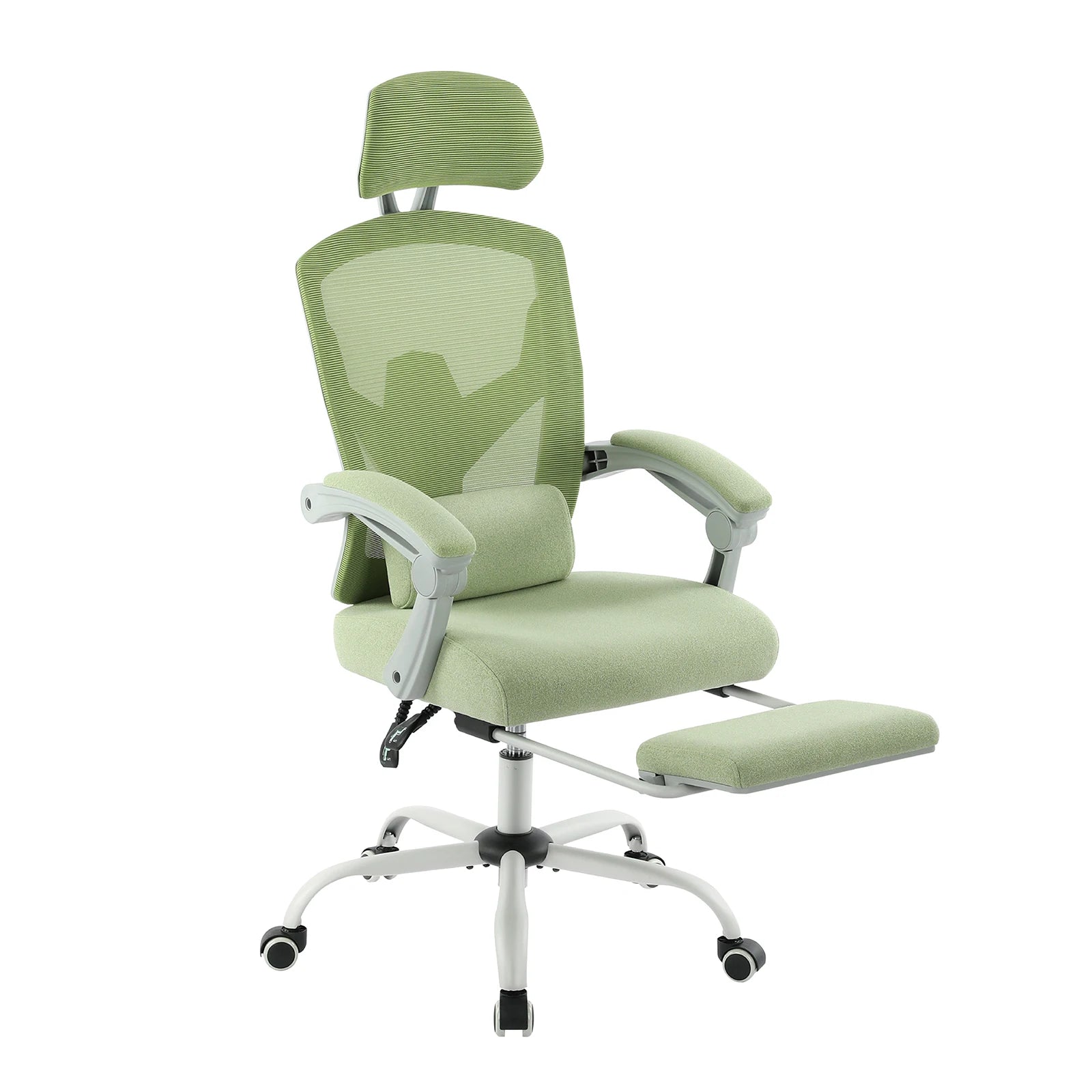 Gaming Chair Computer Desk Swivel Rolling  Lumbar Support Pillow