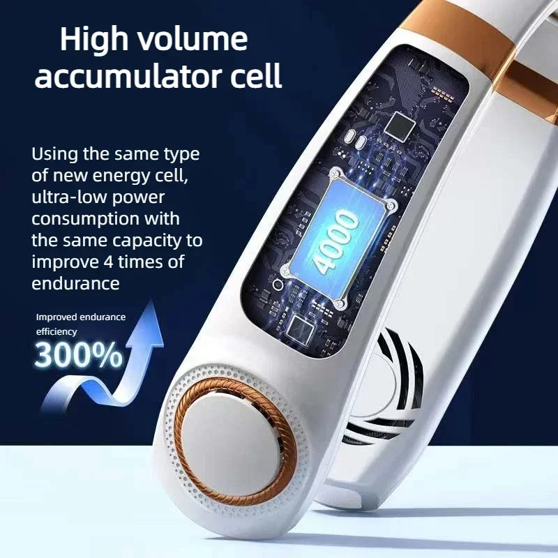 Fan Rechargeable, Personal Portable Fan Battery Operated, Hands Free Wearable USB