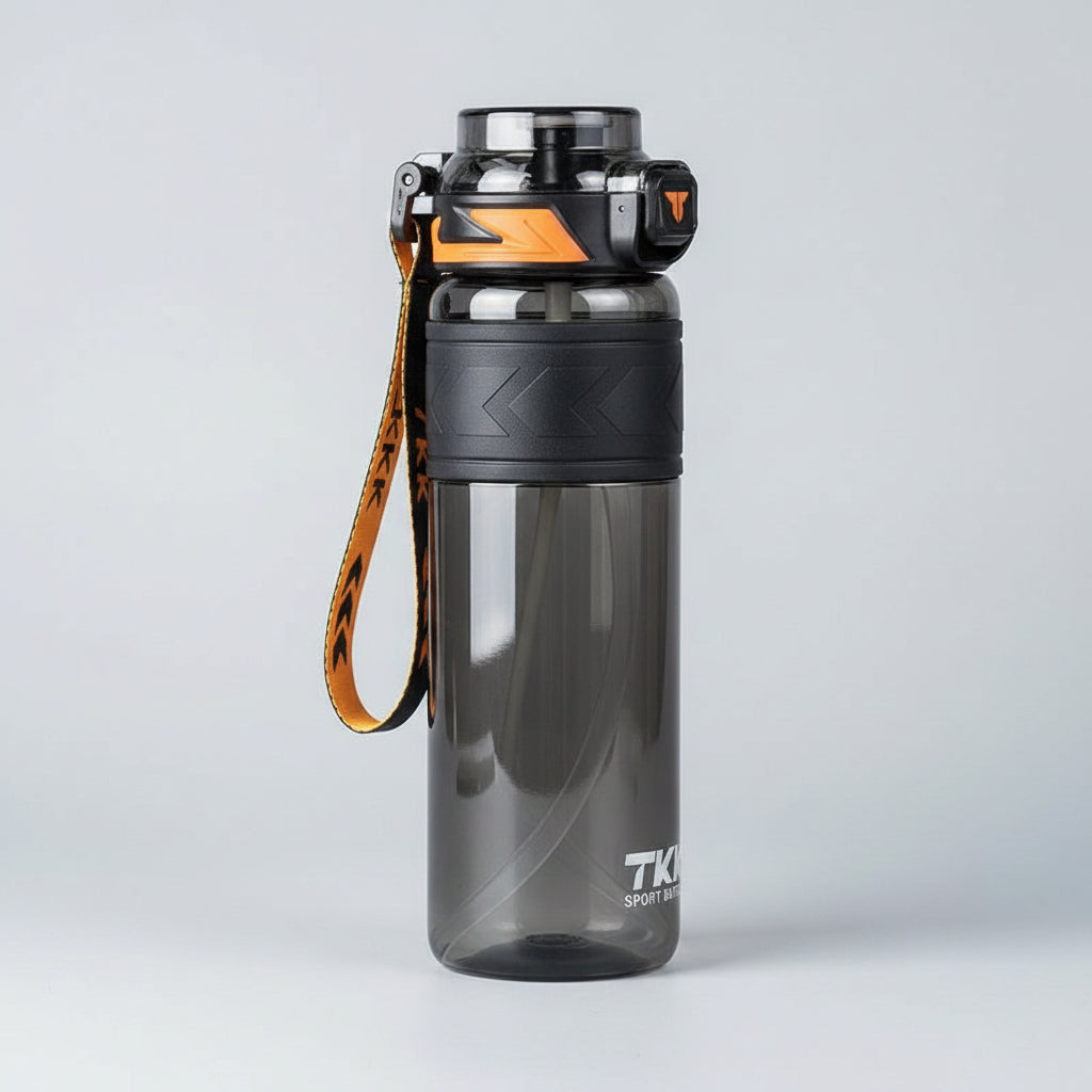 Bottle Sports Watter Bottle Tritan BPA Free Straw Portable Leak-proof Plastic Drinkware Outdoor Fitness Kettle