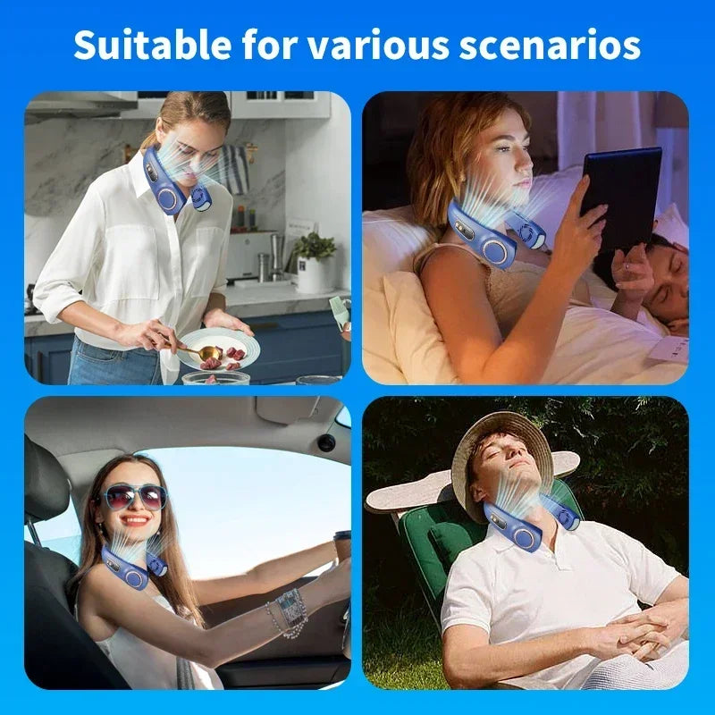 Fan Rechargeable, Personal Portable Fan Battery Operated, Hands Free Wearable USB