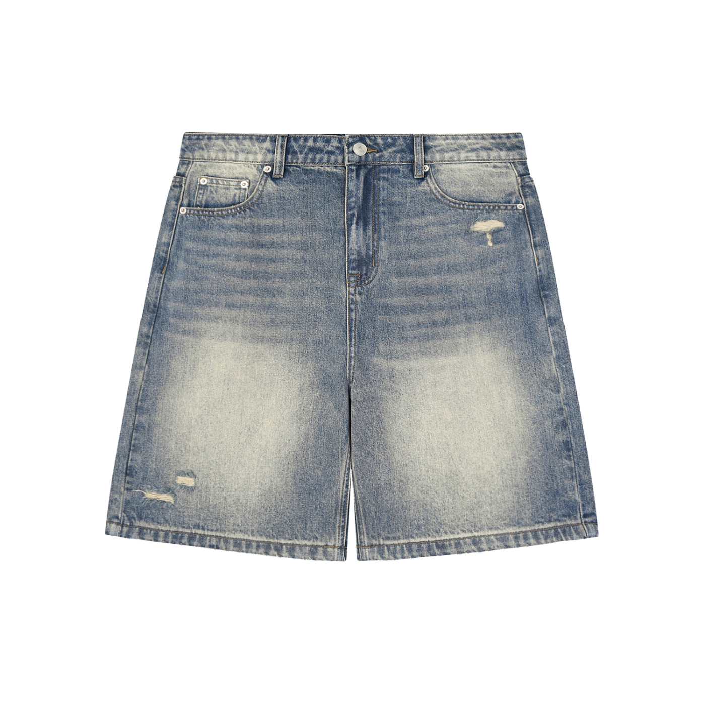 Faded Distressed Baggy Denim Shorts ESSENS