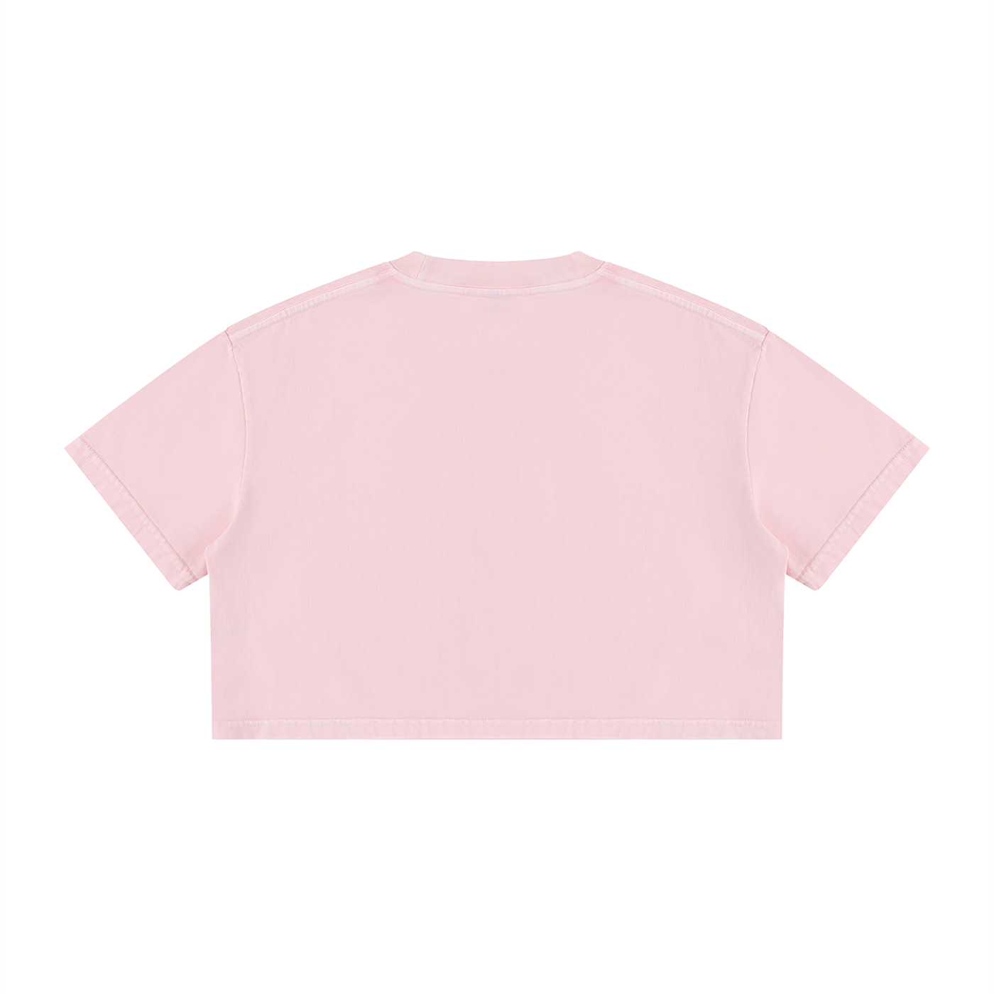 Women's Mineral Wash Cotton Crop T-Shirt ESSENS