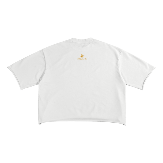 French Terry Raw Edge T-Shirt ESSENS 1804 zoe