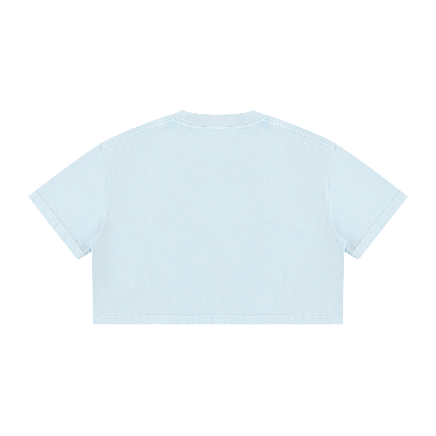 Women's Mineral Wash Cotton Crop T-Shirt ESSENS